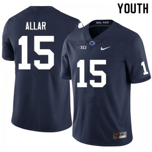 Youth Drew Allar Navy Nittany Lions College Football #15 Jersey 792938-279