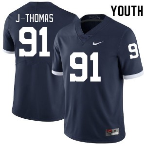 Youth Dvon J-Thomas Retro Nittany Lions College Football #91 Jersey 138815-623