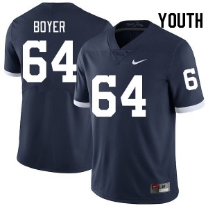 Youth Eagan Boyer Retro PSU College Football #64 Jersey 571770-888