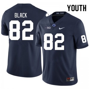 Youth Ethan Black Navy PSU College Football #82 Jersey 347600-295