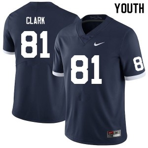 Youth Evan Clark Retro Penn State College Football #81 Jersey 376488-588