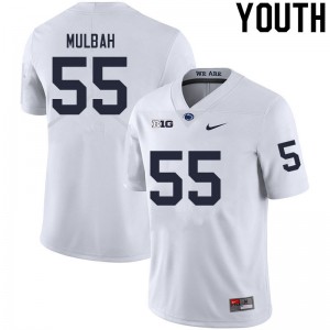 Youth Fatorma Mulbah White Nittany Lions College Football #55 Jersey 840738-990