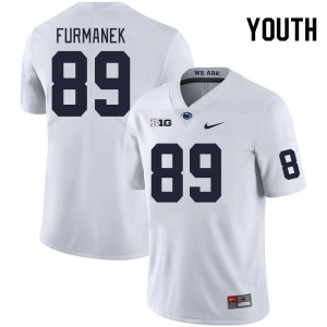 Youth Finn Furmanek White Nittany Lions College Football #89 Jersey 661121-433