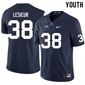 Youth Frederik Lesieur Navy PSU College Football #38 Jersey 958146-723