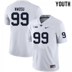 Youth Gabriel Nwosu White Penn State College Football #99 Jersey 859942-451