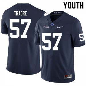 Youth Ibrahim Traore Navy Penn State Nittany Lions College Football #57 Jersey 332783-160