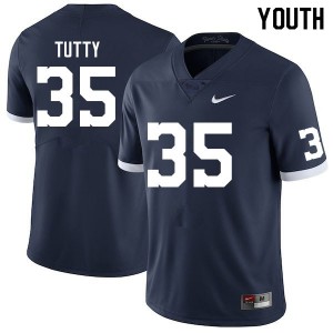 Youth Jace Tutty Retro Nittany Lions College Football #35 Jersey 139392-876