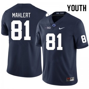 Youth Jan Mahlert Navy Penn State College Football #81 Jersey 528866-370
