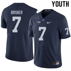 Youth Jaquan Brisker Navy PSU College Football #7 Jersey 814537-189
