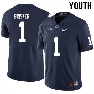 Youth Jaquan Brisker Navy Penn State College Football #1 Jersey 975230-201