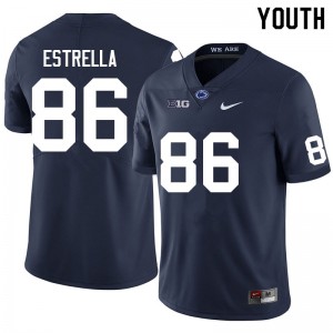 Youth Jason Estrella Navy Penn State College Football #86 Jersey 859546-207