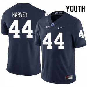 Youth Jaylen Harvey Navy Nittany Lions College Football #44 Jersey 812860-348