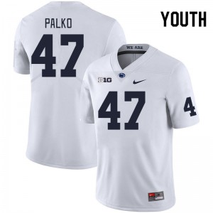 Youth Joey Palko White Nittany Lions College Football #47 Jersey 855716-942
