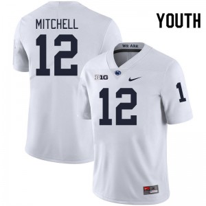 Youth Jon Mitchell White Penn State College Football #12 Jersey 372490-691