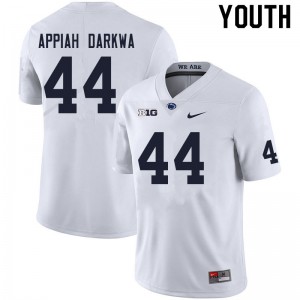 Youth Joseph Appiah Darkwa White Penn State Nittany Lions College Football #44 Jersey 548433-894