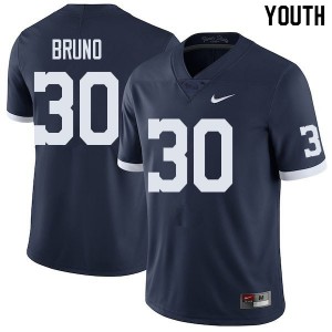 Youth Joseph Bruno Retro Nittany Lions College Football #30 Jersey 830590-430