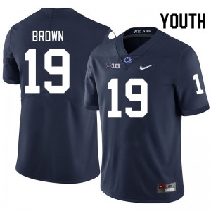 Youth Josiah Brown Navy Penn State Nittany Lions College Football #19 Jersey 682133-145