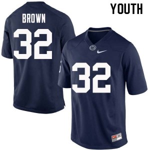 Youth Journey Brown Navy PSU College Football #32 Jersey 867609-790