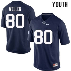 Youth Justin Weller Navy Penn State College Football #80 Jersey 492245-804