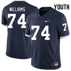 Youth J'ven Williams Retro Penn State Nittany Lions College Football #74 Jersey 308273-734