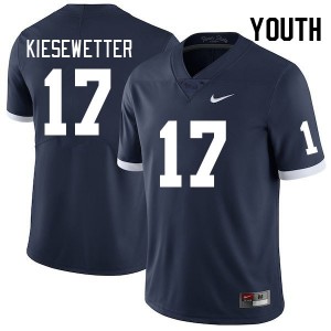 Youth Karson Kiesewetter Retro Penn State College Football #17 Jersey 821894-867