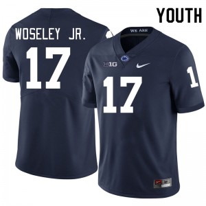 Youth Kenny Woseley Jr. Navy Penn State College Football #17 Jersey 608827-948