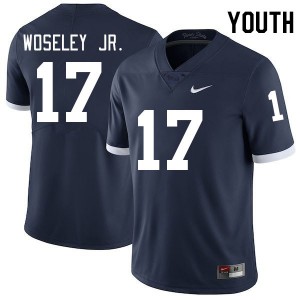Youth Kenny Woseley Jr. Retro Nittany Lions College Football #17 Jersey 352471-737
