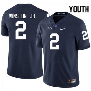 Youth Kevin Winston Jr. Navy PSU College Football #2 Jersey 807438-309