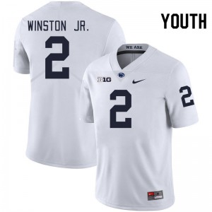 Youth Kevin Winston Jr. White Penn State College Football #2 Jersey 151525-489