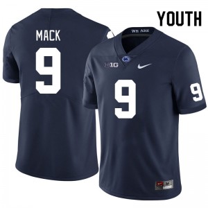 Youth King Mack Navy Penn State Nittany Lions College Football #9 Jersey 381529-389
