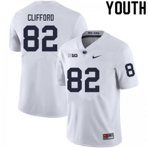 Youth Liam Clifford White Penn State College Football #82 Jersey 578912-789