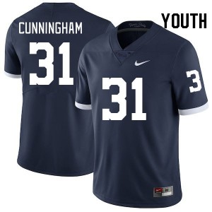 Youth Logan Cunningham Retro Penn State College Football #31 Jersey 794438-666