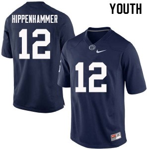 Youth Mac Hippenhammer Navy Penn State College Football #12 Jersey 778782-852