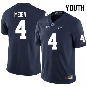 Youth Malick Meiga Navy Penn State College Football #4 Jersey 587746-175