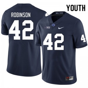 Youth Mason Robinson Navy Nittany Lions College Football #42 Jersey 863372-255