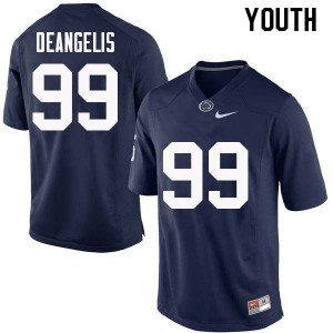 Youth Nick DeAngelis Navy PSU College Football #99 Jersey 897713-677