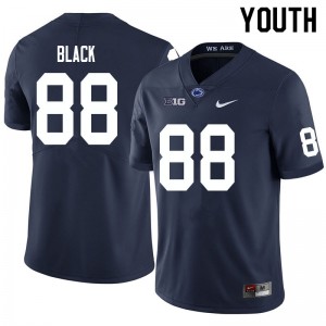 Youth Norval Black Navy Penn State College Football #88 Jersey 203239-603