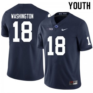 Youth Parker Washington Navy Penn State College Football #18 Jersey 581441-595