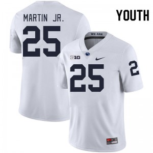 Youth Quinton Martin Jr. White Penn State College Football #25 Jersey 676377-423