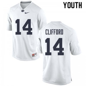 Youth Sean Clifford White Nittany Lions College Football #14 Jersey 322402-533