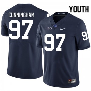 Youth T.A. Cunningham Navy Nittany Lions College Football #97 Jersey 955995-794