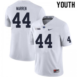 Youth Tyler Warren White Penn State College Football #44 Jersey 718191-165