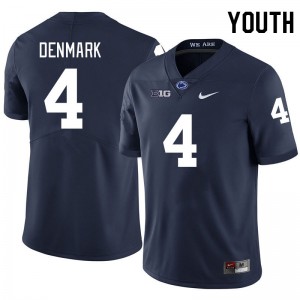 Youth Tyseer Denmark Navy Penn State Nittany Lions College Football #4 Jersey 861070-756