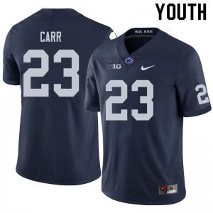 Youth Weston Carr Navy Penn State College Football #23 Jersey 703025-323