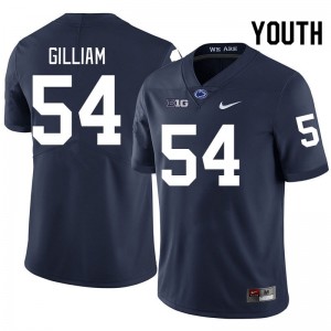 Youth Xavier Gilliam Navy Nittany Lions College Football #54 Jersey 645053-111