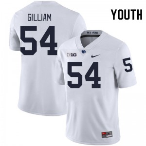 Youth Xavier Gilliam White PSU College Football #54 Jersey 925748-242