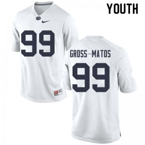 Youth Yetur Gross-Matos White Nittany Lions College Football #99 Jersey 830372-473