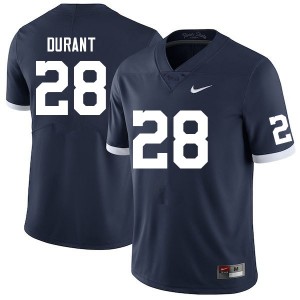 Men Zane Durant Retro Penn State College Football #28 Jersey 585360-873